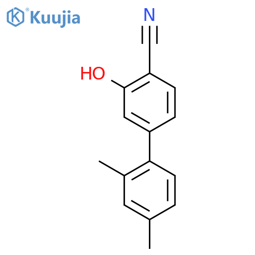 4-(2,4-dimethylphenyl)-2-hydroxybenzonitrile structure