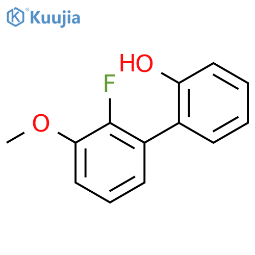 2-(2-fluoro-3-methoxyphenyl)phenol structure