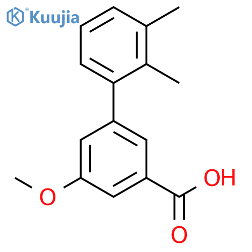 3-(2,3-Dimethylphenyl)-5-methoxybenzoic acid structure