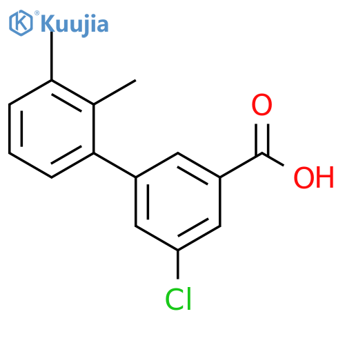 [1,1'-Biphenyl]-3-carboxylic acid, 5-chloro-2',3'-dimethyl- structure