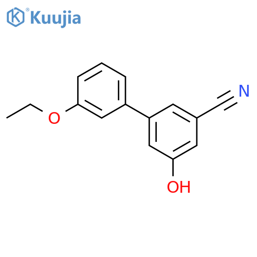 [1,1'-Biphenyl]-3-carbonitrile, 3'-ethoxy-5-hydroxy- structure