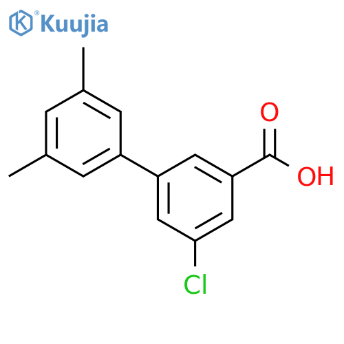 [1,1'-Biphenyl]-3-carboxylic acid, 5-chloro-3',5'-dimethyl- structure