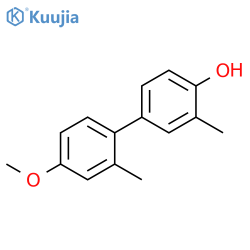 [1,1'-Biphenyl]-4-ol, 4'-methoxy-2',3-dimethyl- structure