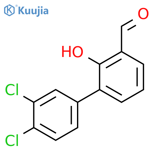 6-(3,4-Dichlorophenyl)-2-formylphenol structure