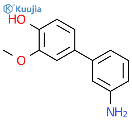 4-(3-Aminophenyl)-2-methoxyphenol structure