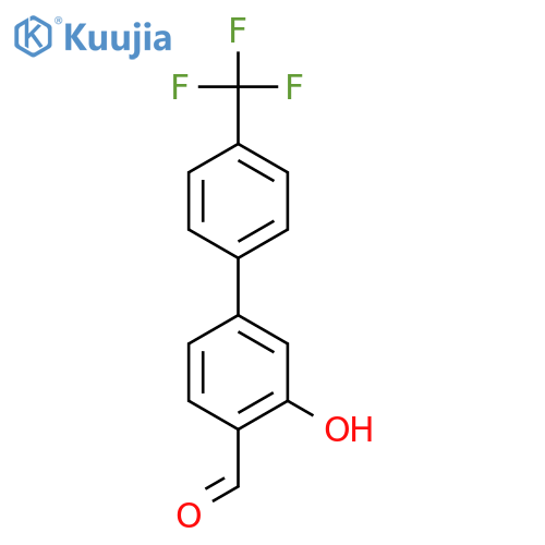2-Formyl-5-(4-trifluoromethylphenyl)phenol structure