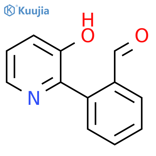 2-(3-Hydroxypyridin-2-yl)benzaldehyde structure