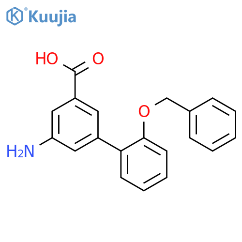 3-Amino-5-(2-benzyloxyphenyl)benzoic acid structure
