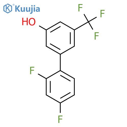 5-(2,4-Difluorophenyl)-3-trifluoromethylphenol structure