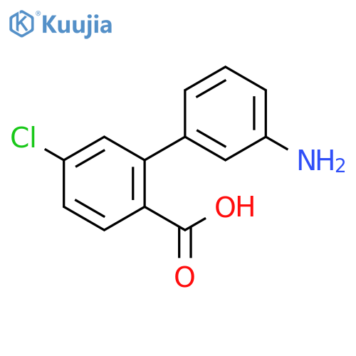 2-(3-aminophenyl)-4-chlorobenzoic Acid structure