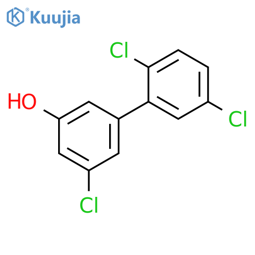 3-Chloro-5-(2,5-dichlorophenyl)phenol structure