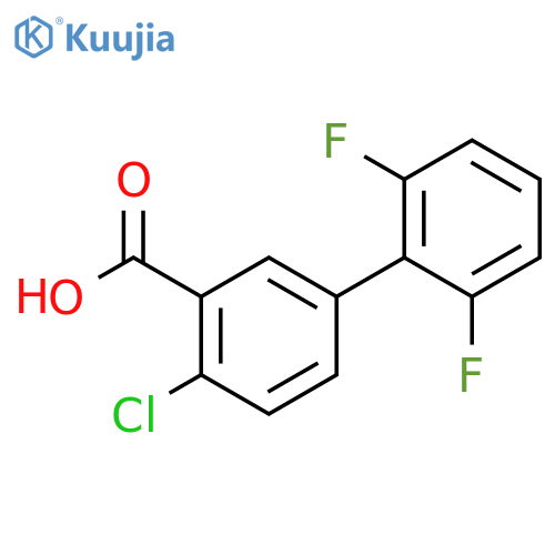 2-chloro-5-(2,6-difluorophenyl)benzoic Acid structure