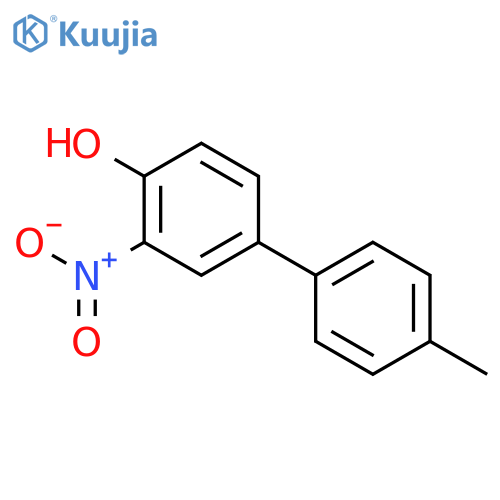 4-(4-Methylphenyl)-2-nitrophenol structure