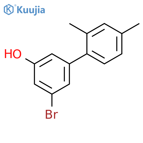 3-Bromo-5-(2,4-dimethylphenyl)phenol structure