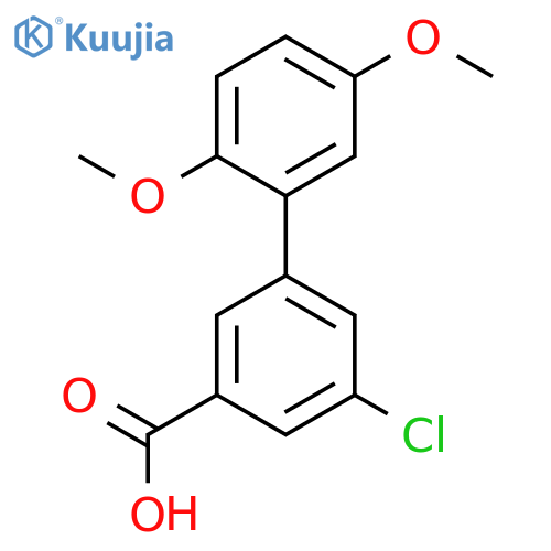 5-Chloro-3-(2,5-dimethoxyphenyl)benzoic acid structure