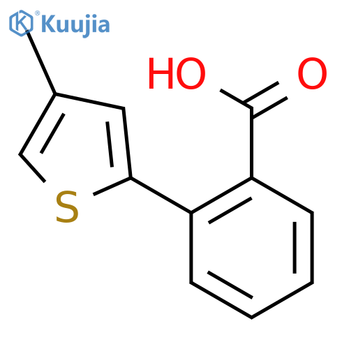 2-(4-methyl-2-thienyl)benzoic Acid structure