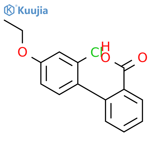 2-(2-Chloro-4-ethoxyphenyl)benzoic acid structure