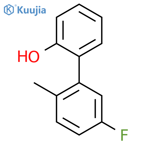2-(5-Fluoro-2-methylphenyl)phenol structure