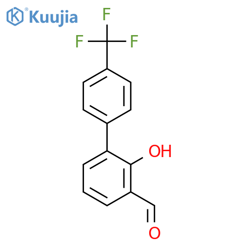 2-Formyl-6-(4-trifluoromethylphenyl)phenol structure