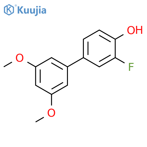 [1,1'-Biphenyl]-4-ol, 3-fluoro-3',5'-dimethoxy- structure