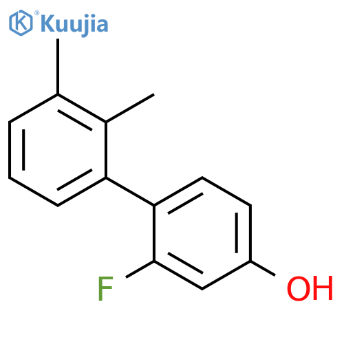 [1,1'-Biphenyl]-4-ol, 2-fluoro-2',3'-dimethyl- structure