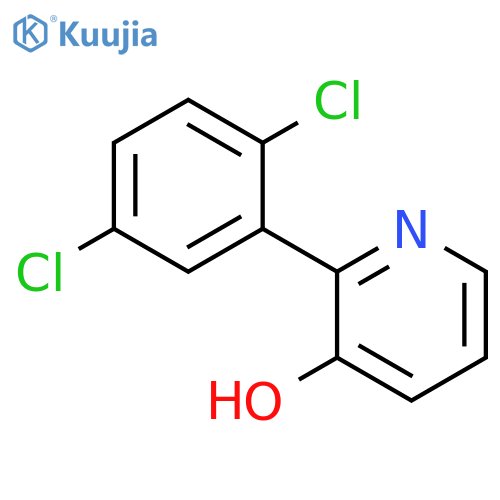 3-Pyridinol, 2-(2,5-dichlorophenyl)- structure