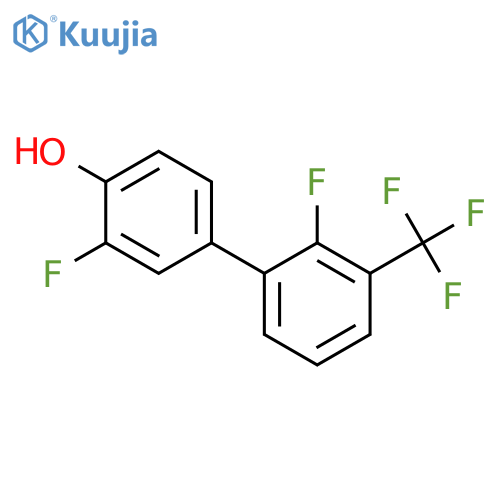 2-Fluoro-4-(2-fluoro-3-trifluoromethylphenyl)phenol structure