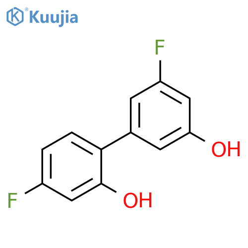 [1,1'-Biphenyl]-2,3'-diol, 4,5'-difluoro- structure