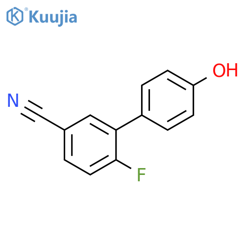 4-(5-Cyano-2-fluorophenyl)phenol structure