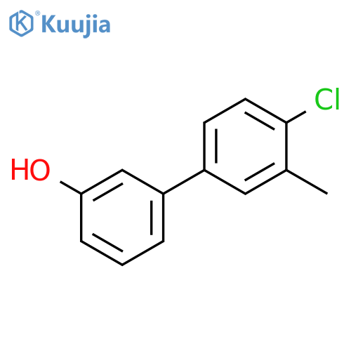 [1,1'-Biphenyl]-3-ol, 4'-chloro-3'-methyl- structure