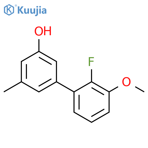 [1,1'-Biphenyl]-3-ol, 2'-fluoro-3'-methoxy-5-methyl- structure