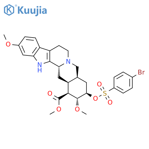 p-Bromobenzenesulfonate Reserpic Acid Methyl Ester structure