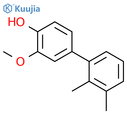 4-(2,3-Dimethylphenyl)-2-methoxyphenol structure