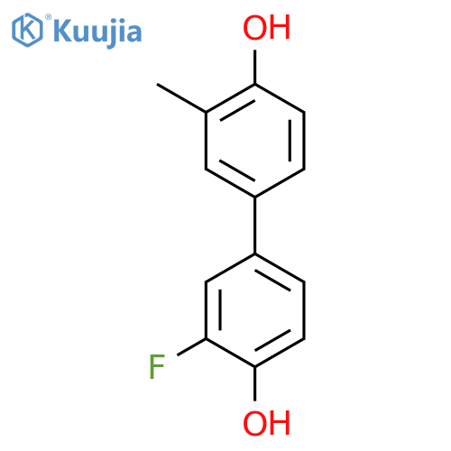 4-(3-Fluoro-4-hydroxyphenyl)-2-methylphenol structure