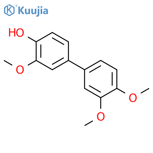 4-(3,4-Dimethoxyphenyl)-2-methoxyphenol structure