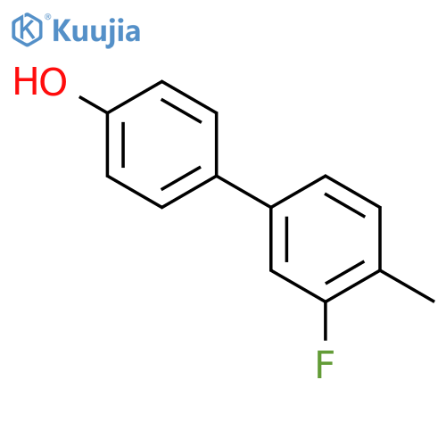 4-(3-Fluoro-4-methylphenyl)phenol structure