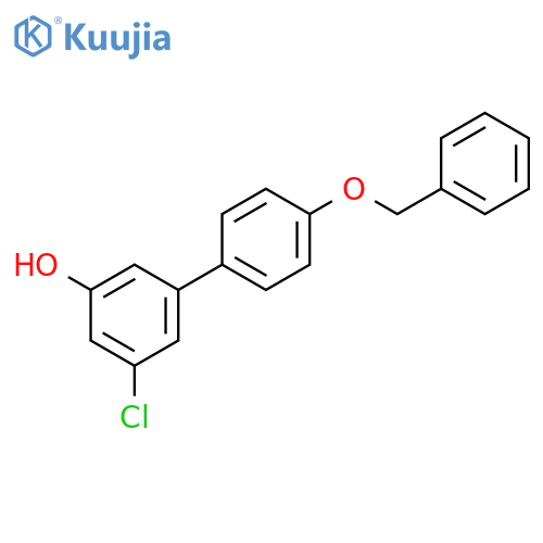 5-(4-Benzyloxyphenyl)-3-chlorophenol structure
