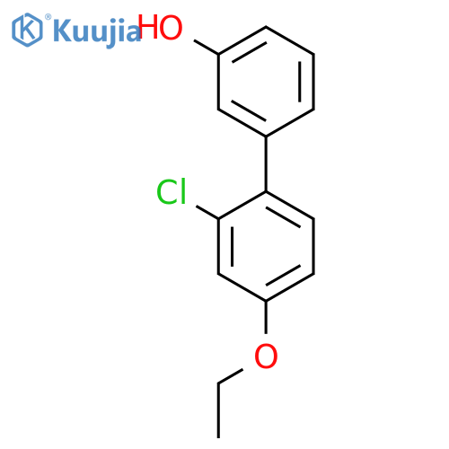 3-(2-Chloro-4-ethoxyphenyl)phenol structure