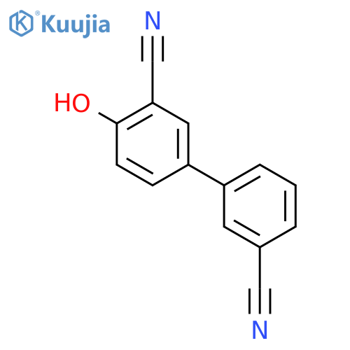 2-Cyano-4-(3-cyanophenyl)phenol structure