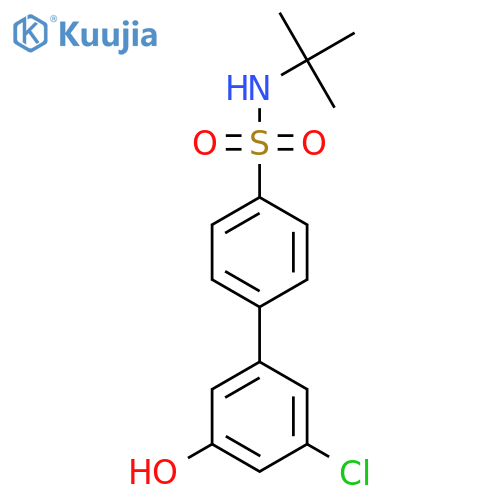 5-(4-t-Butylsulfamoylphenyl)-3-chlorophenol structure