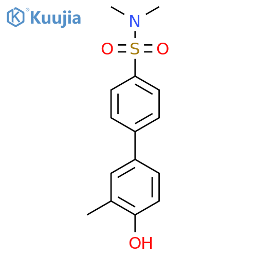4-(4-N,N-Dimethylsulfamoylphenyl)-2-methylphenol structure