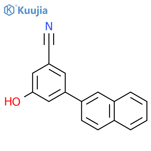 3-Hydroxy-5-(naphthalen-2-yl)benzonitrile structure