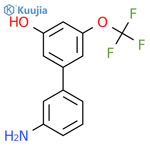 5-(3-Aminophenyl)-3-trifluoromethoxyphenol structure