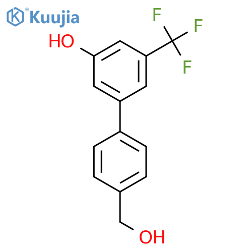 5-(4-Hydroxymethylphenyl)-3-trifluoromethylphenol structure