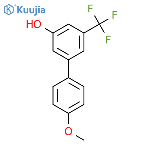 5-(4-Methoxyphenyl)-3-trifluoromethylphenol structure