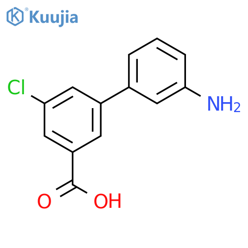 3-(3-Aminophenyl)-5-chlorobenzoic acid structure