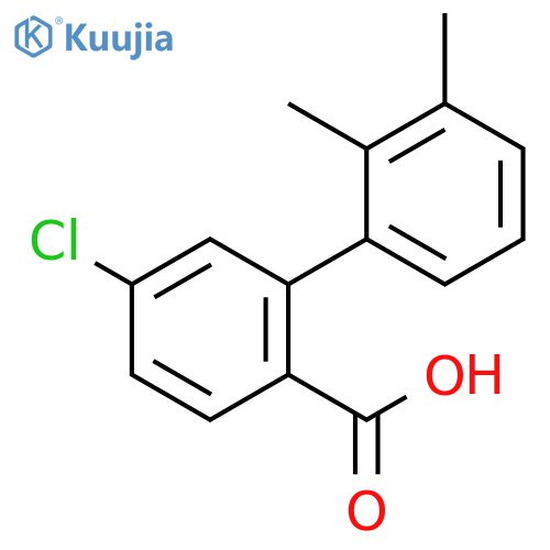 4-Chloro-2-(2,3-dimethylphenyl)benzoic acid structure