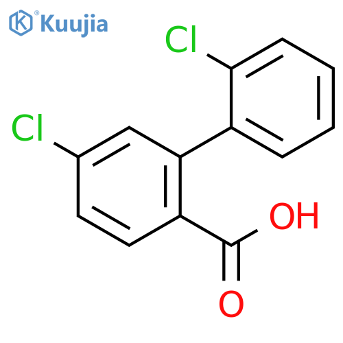 4-Chloro-2-(2-chlorophenyl)benzoic acid structure