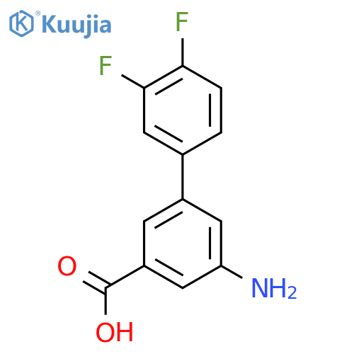 3-amino-5-(3,4-difluorophenyl)benzoic Acid structure
