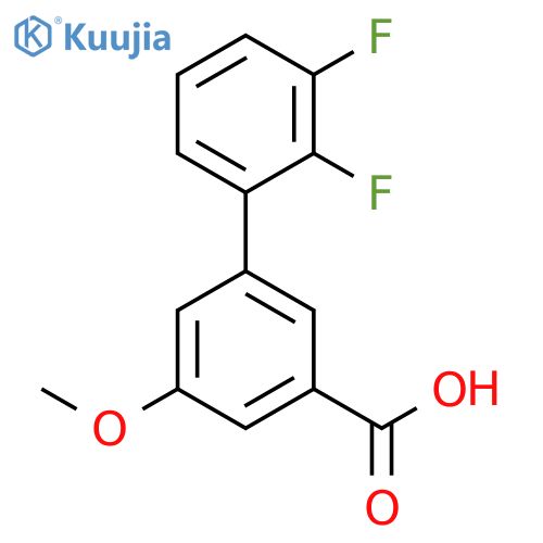 3-(2,3-Difluorophenyl)-5-methoxybenzoic acid structure